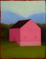 Pink with Black roof by tracy Helgeson