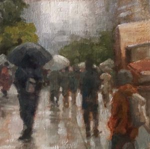 Rainy Day Crowd by Eden Compton Clay