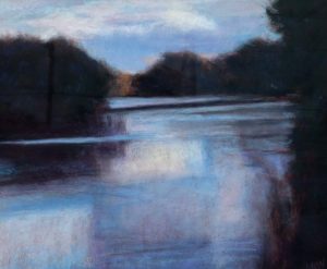 The River At Day Break By Virginia McNeice