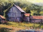 Summer Barn By George Van Hook