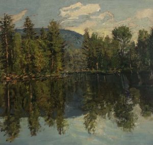 Taylor Pond (Blue Reflection) By Harry Orlyk